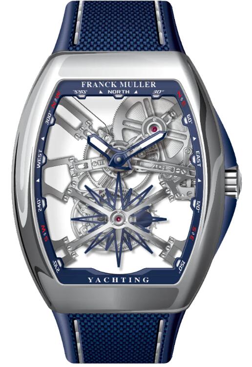 Review Franck Muller Vanguard Yachting Replica Watch V 45 T GR CS SQT YACHT (BL) (AC) (BL. BLC RGE) - Click Image to Close